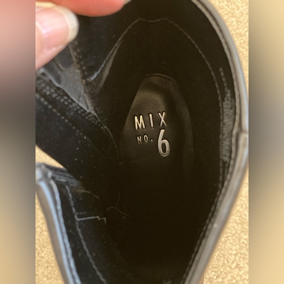 Mix No. 6 Black Platform Boots - Picture 4 of 7